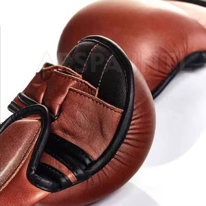 ถุงมือหนังสำหรับต่อสู้แบบมีโลโก้สั่งทำพิเศษสำหรับเด็ก ถุงมือต่อสู้แบบครึ่งนิ้ว - Product Image 3
