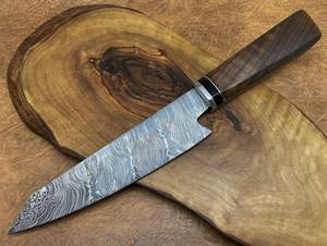 Cuchillos de Cocina Modernos de Acero de Damasco Hechos a Mano, Cuchillo de Chef Ambidiestro, Apto para Lavavajillas, Venta al por Mayor, Personalizado, OEM, ODM, PRESTIGE BLADES - Product Image 4