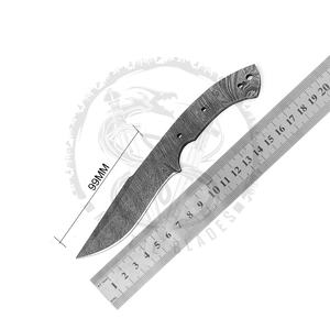 Kit de fabrication de couteaux damas, bricolage personnalisé, lame vierge en acier damas pour la fabrication de couteaux - Product Image 2