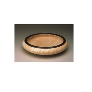 Bol en résine de bois de luxe avec finition noyer foncé, thème fruit moderne, écologique pour anniversaire - Product Image 2