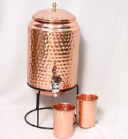 Distributeur d'eau en cuivre à livraison rapide pour tasses cadeaux, idéal pour les cadeaux d'entreprise, meilleure vente