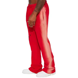Nouvel arrivage de pantalons de survêtement décontractés respirants légers évasés anti-rides 100% coton de taille moyenne pour hommes pantalons Streetwear lambrissés - Product Image 2