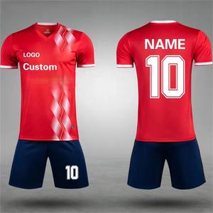 Uniforme de fútbol juvenil para hombre 2025, conjunto de uniforme de manga corta, precio al por mayor, uniforme de fútbol para hombre - Product Image 5
