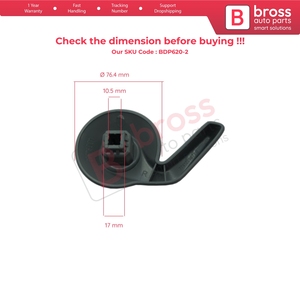 คันปรับแฮนด์หน้าขวา BDP620-2 รุ่น 7701209972 สีเทา สำหรับ Kangoo MK2 - Product Image 5