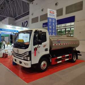 Camión de transporte de leche fresca aislado, manual, 4x2, de 5000 litros, camión cisterna de leche de 5 toneladas, barato, en venta - Product Image 6