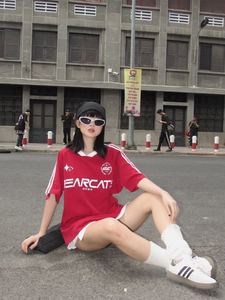 Camiseta de fútbol de gran tamaño unisex, diseño impreso personalizado, promoción personalizada, ODM, OEM, servicios de procesamiento de ropa, alta calidad, todo - Product Image 6