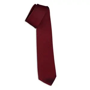 Luxuosas Gravatas Italianas de Sete Danos-148 cm Original Silk Napoli Red - Idel para Elevar Prestígio e Graça