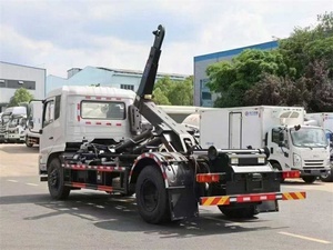 <span class=keywords><strong>Dongfeng</strong></span> móc nâng xe tải với 12-15 M3 điện thoại di động rác <span class=keywords><strong>compactor</strong></span> trạm xe tải - Product Image 4
