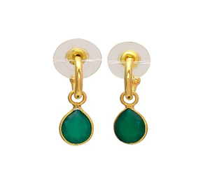 Boucles d'oreilles en argent Sterling 925 en forme de poire, nouvelle collection - Product Image 1