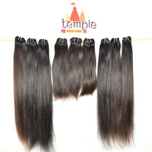 Fabrique des cheveux vietnamiens de couleur naturelle bon marché pour femmes noires, machine à double trame, cheveux humains non traités à ondes profondes - Product Image 3