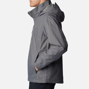 Top vente réfléchissant pas cher manteaux de pluie adultes imperméable moto étanche à l'eau et au vent gris manteau de pluie vestes pour hommes - Product Image 3