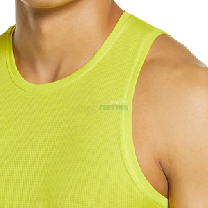 OEM ODM Men's Workout <b>Vest</b> Bodybuilding Gym Fitness Sleeveless Shirt Plus Size Breathable Design O-Neck Tank Top - Product Image 2