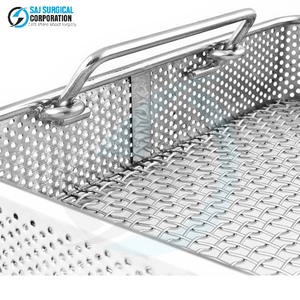 Panier de récupération médical manuel réutilisable en acier inoxydable Din 2025 pour procédures chirurgicales endoscopiques, certifié CE - Product Image 4