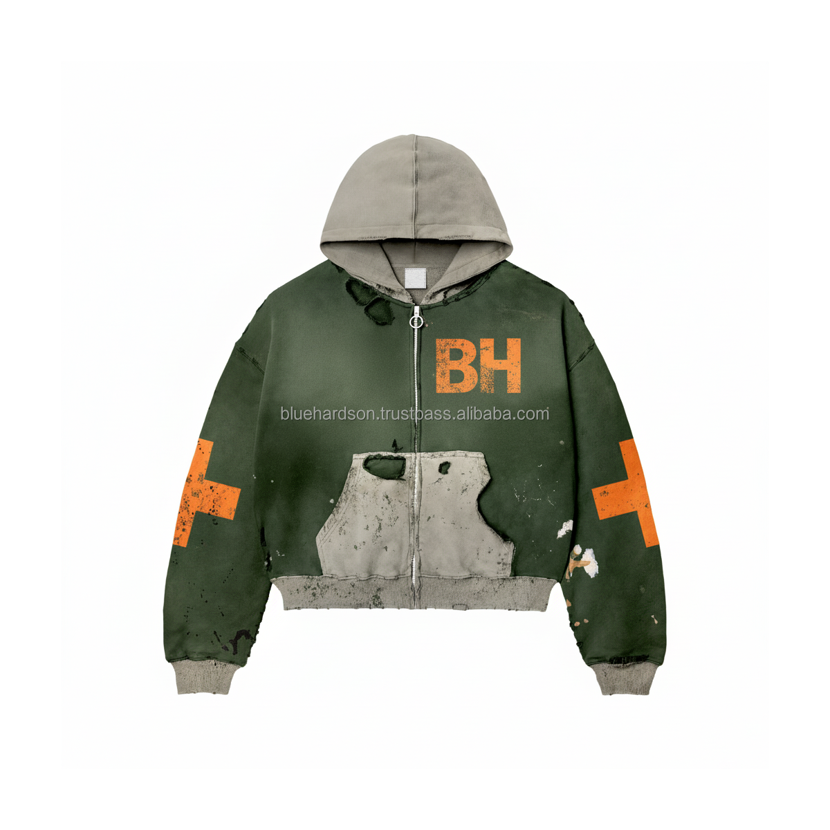 Olive Green Hoodie High Quality 2025 New Design