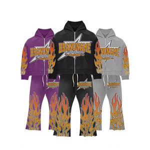 Chándal de Forro Polar para Hombre, 100% Algodón, 400 GSM, Grueso, Cómodo, Transpirable, Ecológico, Estilo Casual, Temporada de Invierno, Gran Venta - Product Image 2