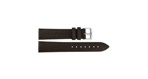 Unisex 208 Dark Brown Classic Luxury Genuine Leather Breathable Waterproof Stainless Steel Smart <b>Watch</b> Band Elastic Lightweight - Product Image 4