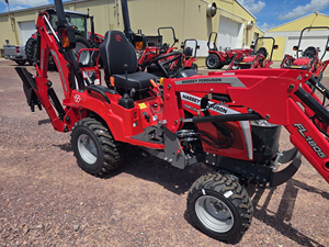 ซื้อรถแทรกเตอร์สวน Massey Ferguson FL1805 ขับเคลื่อน 4 ล้อ พร้อมรถตักดินหน้าและหลัง สีแดง ระบบเกียร์ขับเคลื่อน รถแทรกเตอร์ล้ออเนกประสงค์ - Product Image 4