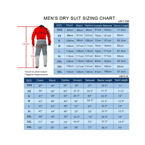 Traje seco impermeable personalizado para hombres, remo, buceo, rafting, cremallera frontal, traje seco transpirable de poliéster de 3 capas - Product Image 3