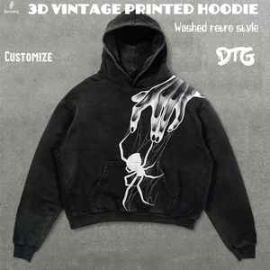 Diseño personalizado Jerseys Sudadera con capucha Tallas grandes Algodón Poliéster Streetwear Imprimir Sudadera con capucha - Product Image 1