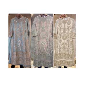 Premium traditionnel Eid Top Plazzo élégant lourd fausse Georgette élégant ensemble de vêtements de fête pour les célébrations festives indien pakistanais - Product Image 1