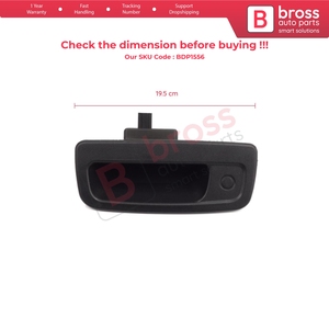 Poignée d'ouverture de hayon arrière extérieure noire BDP1556 pour Kangoo MK2 Express FW Be Bop KW Citan W415 8200497807 - Product Image 6