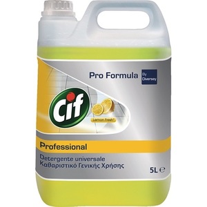Limpiador Multiusos Profesional con Aroma a Limón, Envase de 5 L, Producto CIF Multiusos - Product Image 1