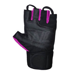 Gants de gymnastique haltérophilie demi-doigt personnalisés légers avec support de poignet Durable unisexe Sports Fitness - Product Image 6