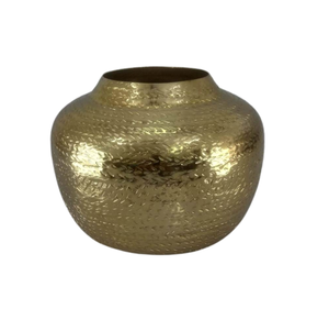 Florero de aluminio y Metal de nuevo estilo, maceta de Color dorado antiguo para sala de estar y decoración de mesa hecha a mano a granel - Product Image 4