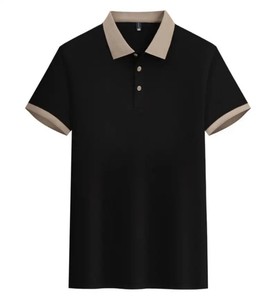 T-shirt de sport athlétique pour homme en polyester/coton à séchage rapide, motif uni, vêtements de sport personnalisés, tricoté, vente en gros - Product Image 3