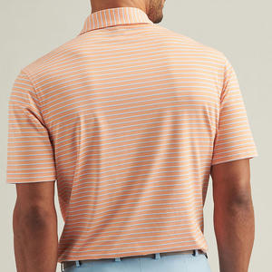 Chemises polo de sport de golf pour hommes de haute qualité respirantes en gros, taille réelle, coupe athlétique - Product Image 4