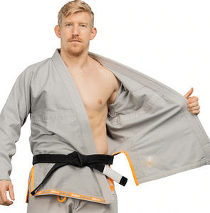 Venta caliente ligero Jiu Jitsu uniformes transpirable BJJ Gi Kimono para hombres mujeres ropa de artes marciales hecha a medida Judo - Product Image 1