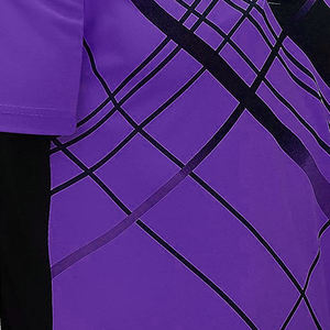 Polo athlétique à rayures pour hommes 100% coton respirant séchage rapide léger surdimensionné Fitness T-Shirt imprimé OEM disponible - Product Image 4