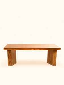 Table basse rectangulaire portable moderne en bois massif meubles de maison combinaison décorative pour centre de salon - Product Image 3