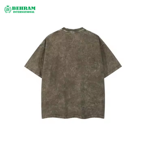 Camisetas de Hombre 100% Algodón Ecológicas de Secado Rápido, Antiarrugas, Transpirables, Corte Holgado, Lavado a la Piedra, de la Mejor Calidad - Product Image 6