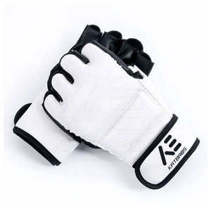 New Style Low Price KATBROS INDUSTRY Leather MMA <b>Gloves</b> <b>Pull</b>-On Hook-and-Loop Wrist Protection for Sports Outdoor Use Hot Sale - Product Image 1