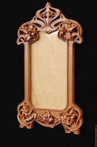 กรอบรูปทำจากไม้โบราณขนาดใหญ่กรอบรูปไม้แกะสลักสไตล์บาร็อคสีทองกรอบรูปผ้าใบ - Product Image 2
