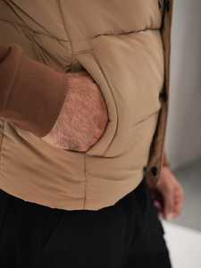 Veste matelassée pour homme, style le plus récent, service OEM confortable, fabrication professionnelle, coupe ajustée, veste matelassée pour homme - Product Image 2