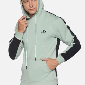 Sweats à capuche streetwear pour hommes, 100% coton, avec logo personnalisé, épaules tombantes, sweats à capuche pour hommes en vente en ligne, vente en gros - Product Image 3