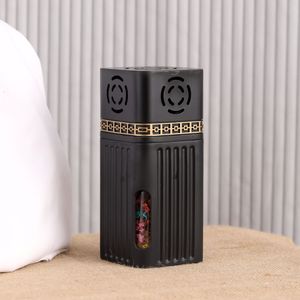 Quemador de incienso de resina árabe de lujo hecho a mano quemador Mabkhara para Oud Bakhoor incienso sándalo fresa madera semilla Material para - Product Image 4