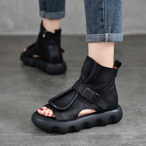 Mocassins décontractés à semelle épaisse pour hommes, chaussures à plateforme à enfiler pour le bureau, le quotidien et les tenues tendance, chaussures robustes - Product Image 3