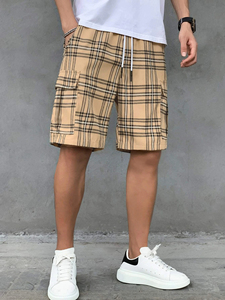 ผู้ชายหลายกระเป๋าระเหิดพิมพ์กางเกงขาสั้นแฟชั่น Camo Retro ผู้ชายสบายๆผ้าฝ้ายกางเกงขาสั้นฤดูร้อน - Product Image 4