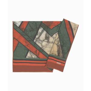 ผ้าคลุมไหล่พิมพ์ลายผ้าไหมคอตตอน 75x200 ซม. สีสันสดใส - Product Image 1