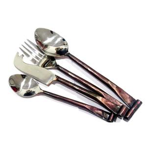 Fournitures indiennes modernes Cuillères Fourchettes Couteau Couverts en métal Ensemble de couverts de fête de restaurant au prix de gros pour la vaisselle de dîner - Product Image 3