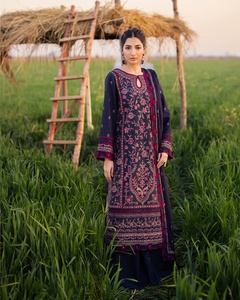 AJM Trade House Designer Ethnic Pakistanais Costumes Salwar pour femmes Soie formelle et Georgette lourde pour les fêtes 5608 - Product Image 1