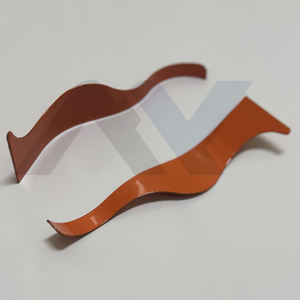 Navaja de Afeitar Curva Estilo Dominicano, Tendencia en la Industria, Acero Inoxidable, Naranja, Ligera, Cuchilla Reemplazable, Empaque OEM para Barbería - Product Image 4