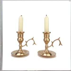 Bougeoir moderne et mince en aluminium Style minimaliste de la maison pour les événements de luxe Décoration de table à manger de Noël - Product Image 5