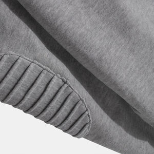 Sudadera con Capucha Negra Lisa para Hombre, 100% Poliéster, con Bolsillos, Impresión Personalizada, Ropa de Invierno, Colores y Logotipos Personalizados de Alta Calidad - Product Image 4