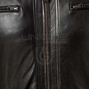 Venta al por mayor de encargo de los hombres PU/chaquetas de cuero real de moda motorista motocicleta prendas de vestir exteriores, OEM/ODM disponible - Product Image 6
