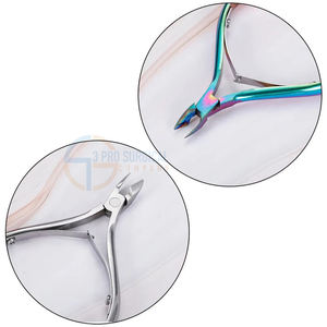 3PRO OEM Cutticle Nail Nipper Calidad superior Plata Acero inoxidable Superventas Alta calidad Pedicura Herramienta para dedos encarnados - Product Image 4