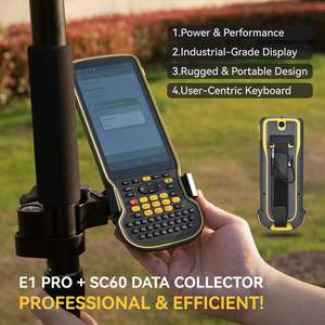 Equipo de Topografía GNSS RTK E1 Pro Único, GNSS RTK con Más de 20 Horas de Autonomía, con Base IMU y Rover, GPS RTK con Pantalla HD Más Grande - Product Image 3